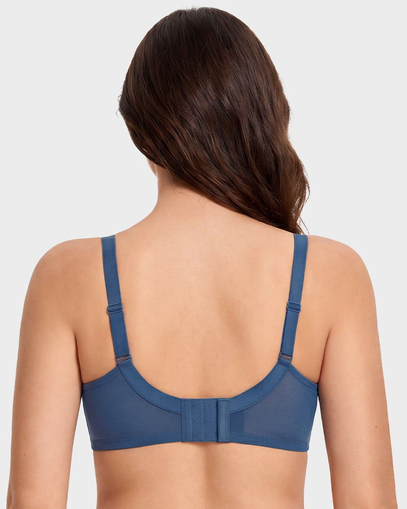 Seamless Mesh Unlined Underwire Bra - view 18