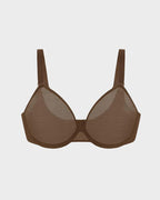 Seamless Mesh Unlined Underwire Bra - view 24