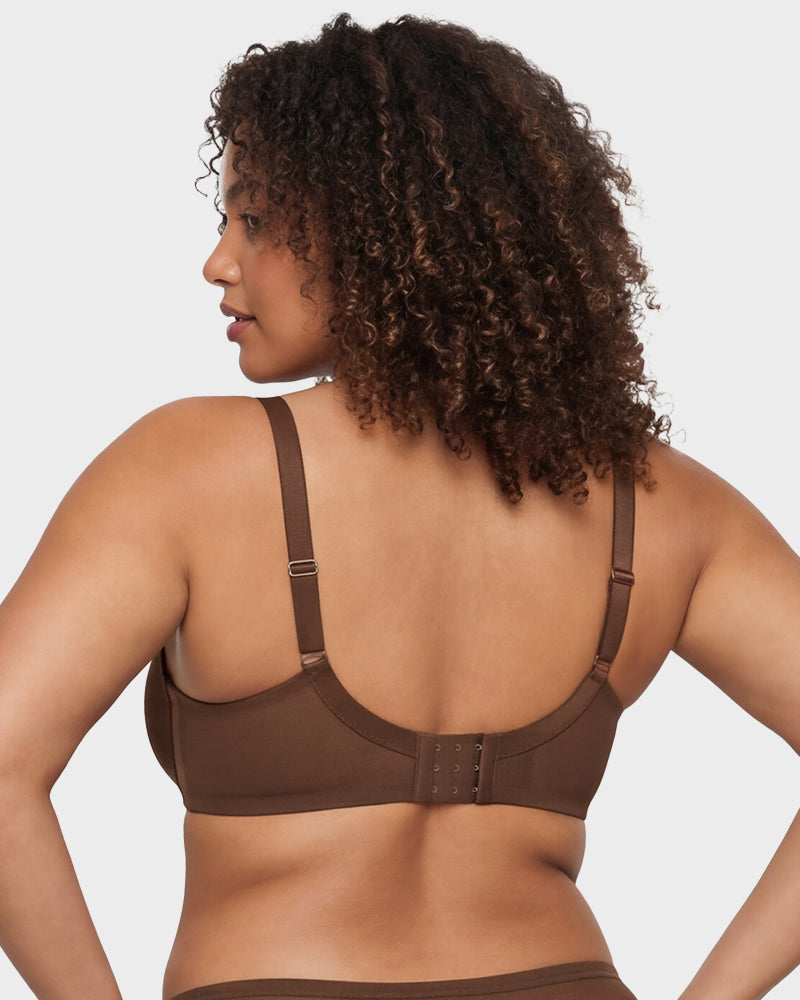 Seamless Mesh Unlined Underwire Bra - view 3