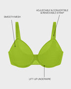 Seamless Mesh Unlined Underwire Bra - view 28