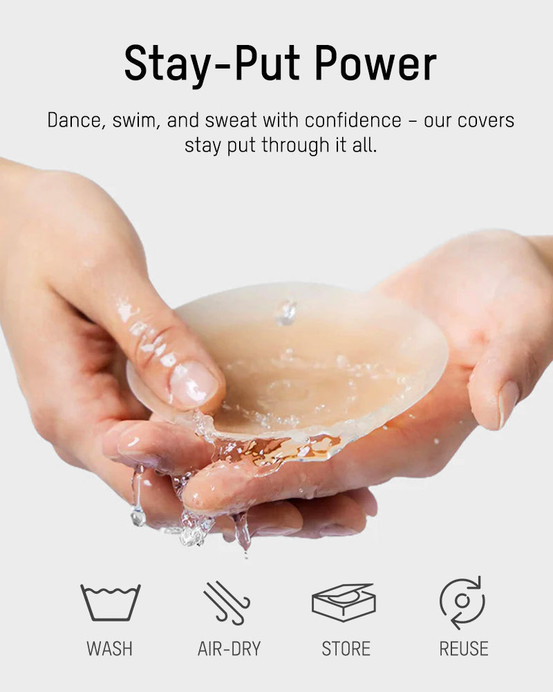 Seamless Non-Adhesive Nip Covers(2 Pairs) - view 9