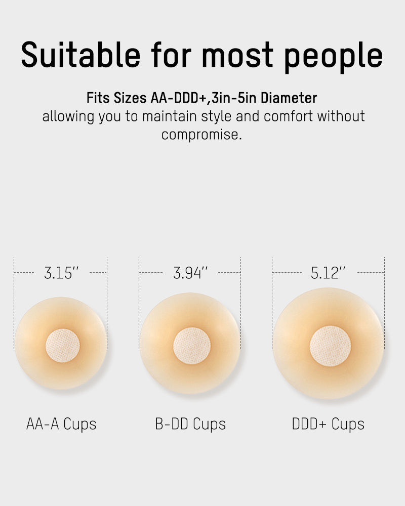 Seamless Non-Adhesive Nip Covers(2 Pairs) - view 10