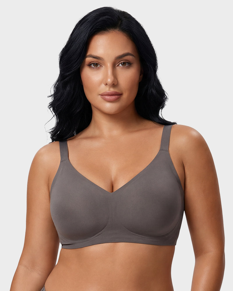 Seamless Soft Comfort Jelly Strip Wireless Bra - view 13
