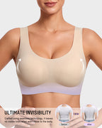 Seamless Wireless Full-Coverage T-Shirt Bra - view 2