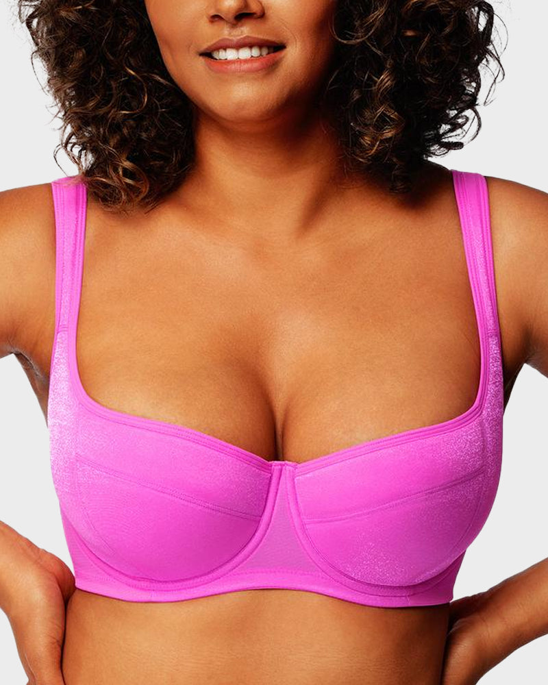 Shimmer Lightly Padded Balconette Bra - view 6
