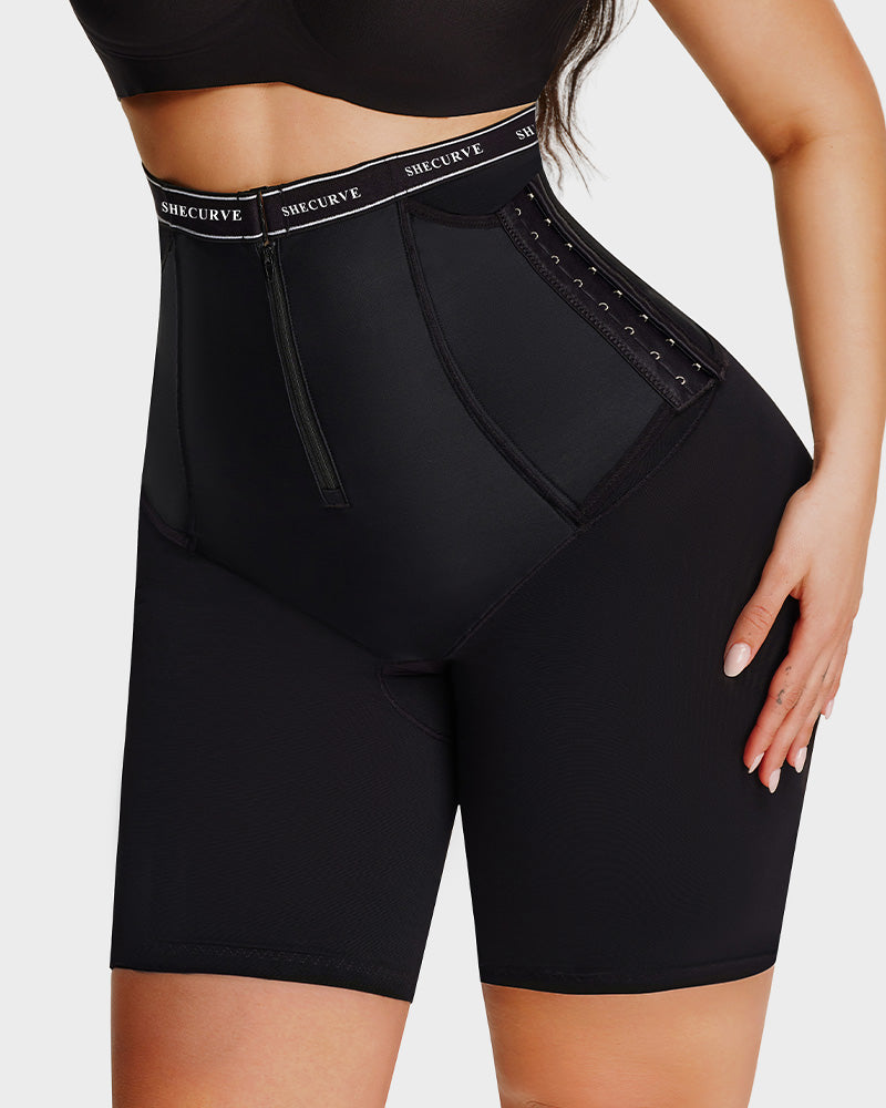 Side-Hook Slimming & Butt-Lifting Shaping Shorts - view 11