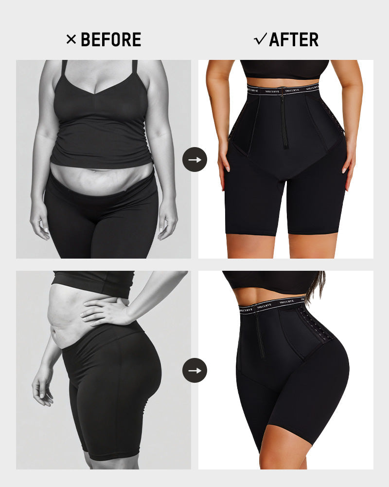 Side-Hook Slimming & Butt-Lifting Shaping Shorts - view 7