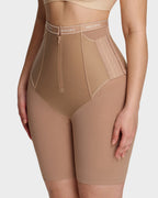 Side-Hook Slimming & Butt-Lifting Shaping Shorts - view 8