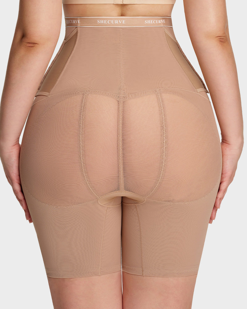 Side-Hook Slimming & Butt-Lifting Shaping Shorts - view 9