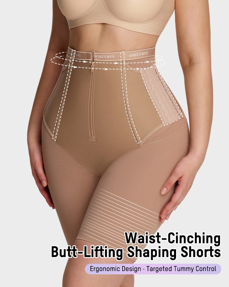 Side-Hook Slimming & Butt-Lifting Shaping Shorts - view 4