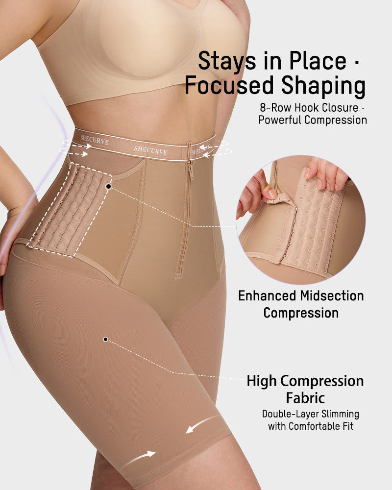 Side-Hook Slimming & Butt-Lifting Shaping Shorts - view 3