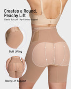 Side-Hook Slimming & Butt-Lifting Shaping Shorts - view 2