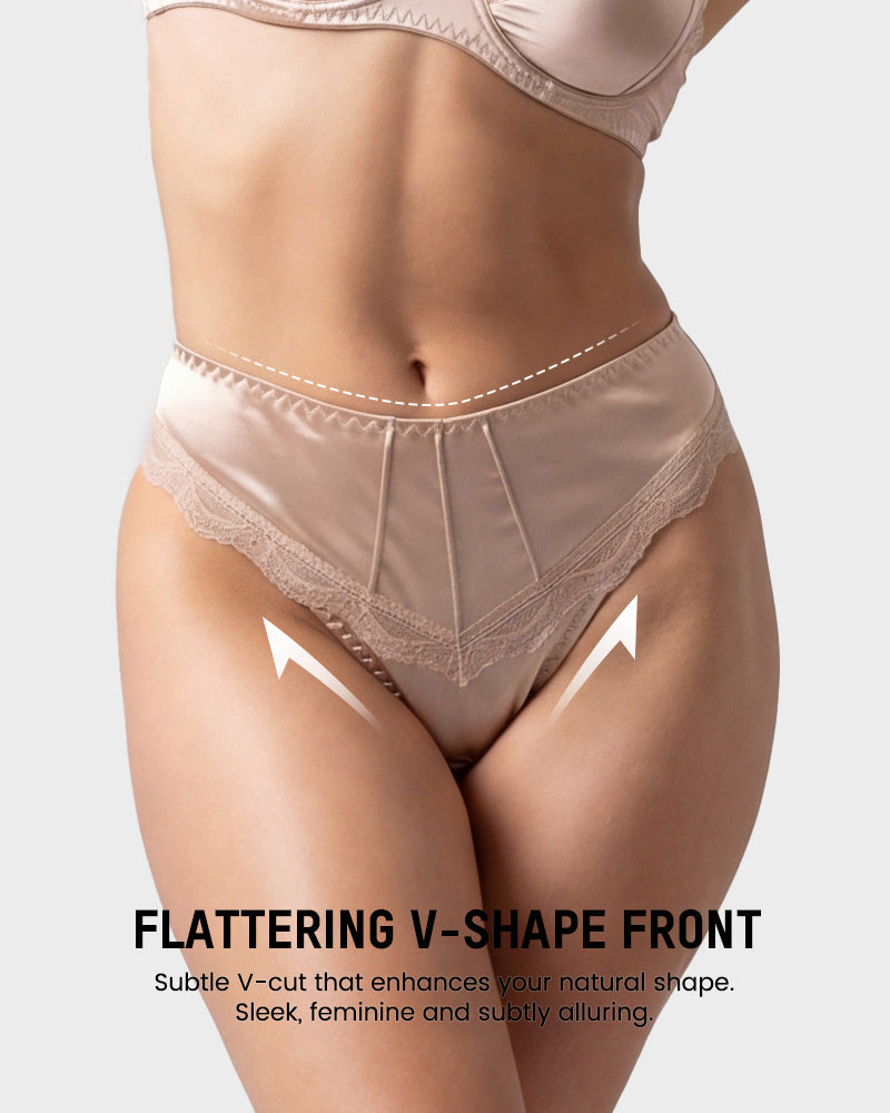 Silky Lace Seamless Bikini Underwear(5 pack) - view 3