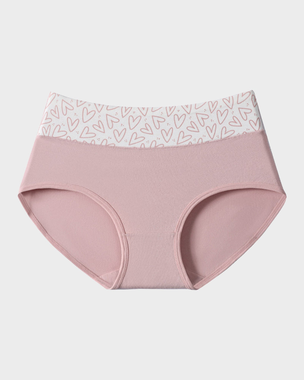 Soft Cotton Heart Print High-Waist Panties (6 Pack) - view 13