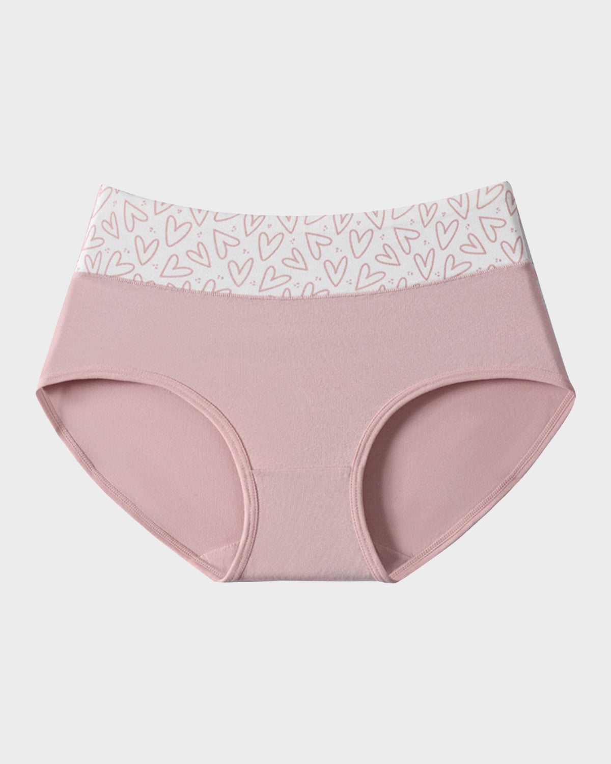Soft Cotton Heart Print High-Waist Panties (6 Pack) - view 13
