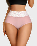 Soft Cotton Heart Print High-Waist Panties (6 Pack) - view 6