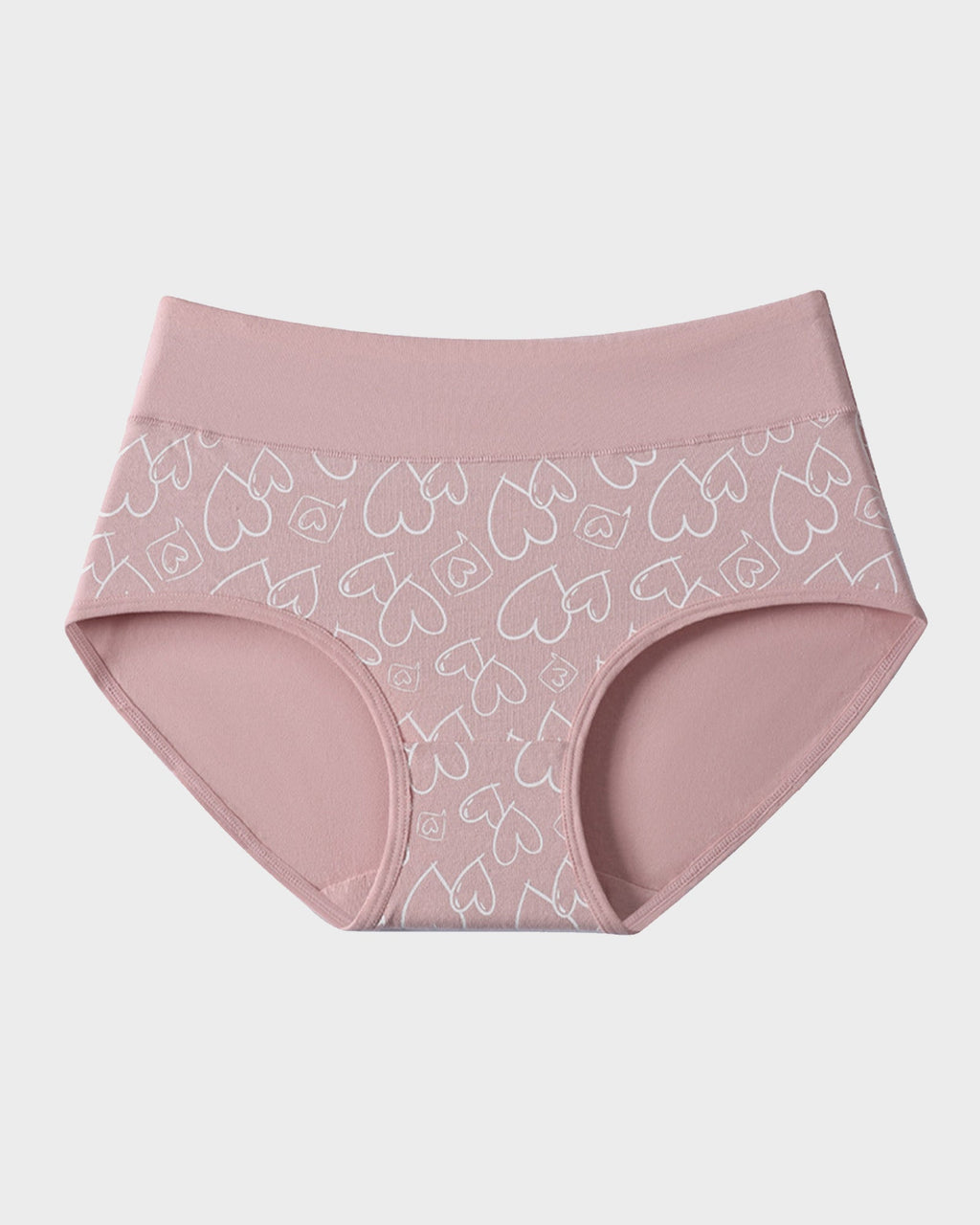Soft Cotton Heart Print High-Waist Panties (6 Pack) - view 16