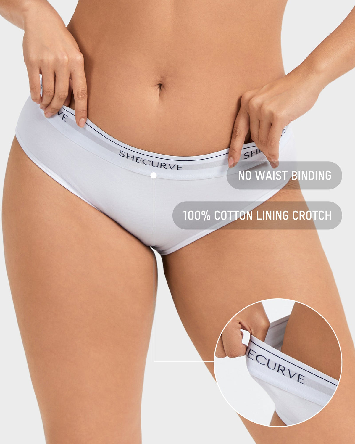 Soft Cotton Logo Waist Low-Rise Briefs (6 Pack) - view 2