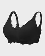 Soft Full Coverage Scalloped Wireless Jelly Bra - view 15