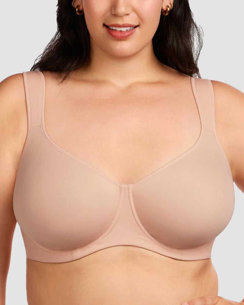 Soft Plus Size Full Coverage Unlined Minimizer Bra - view 9
