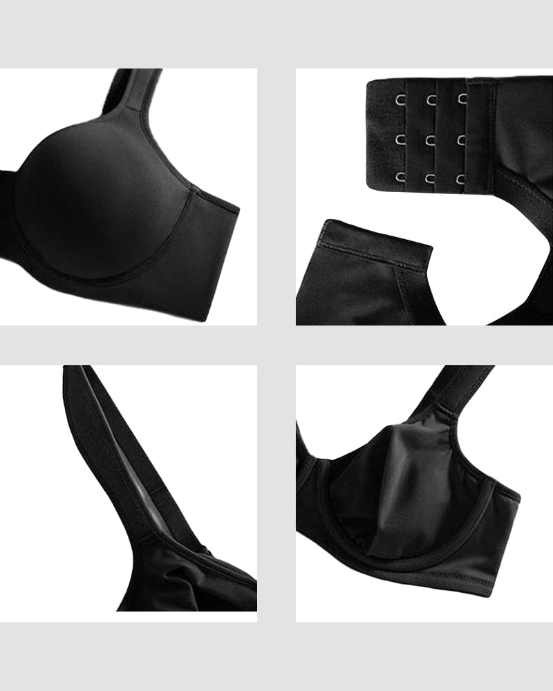 Plus Size Full Coverage Unlined Minimizer Bra - view 14