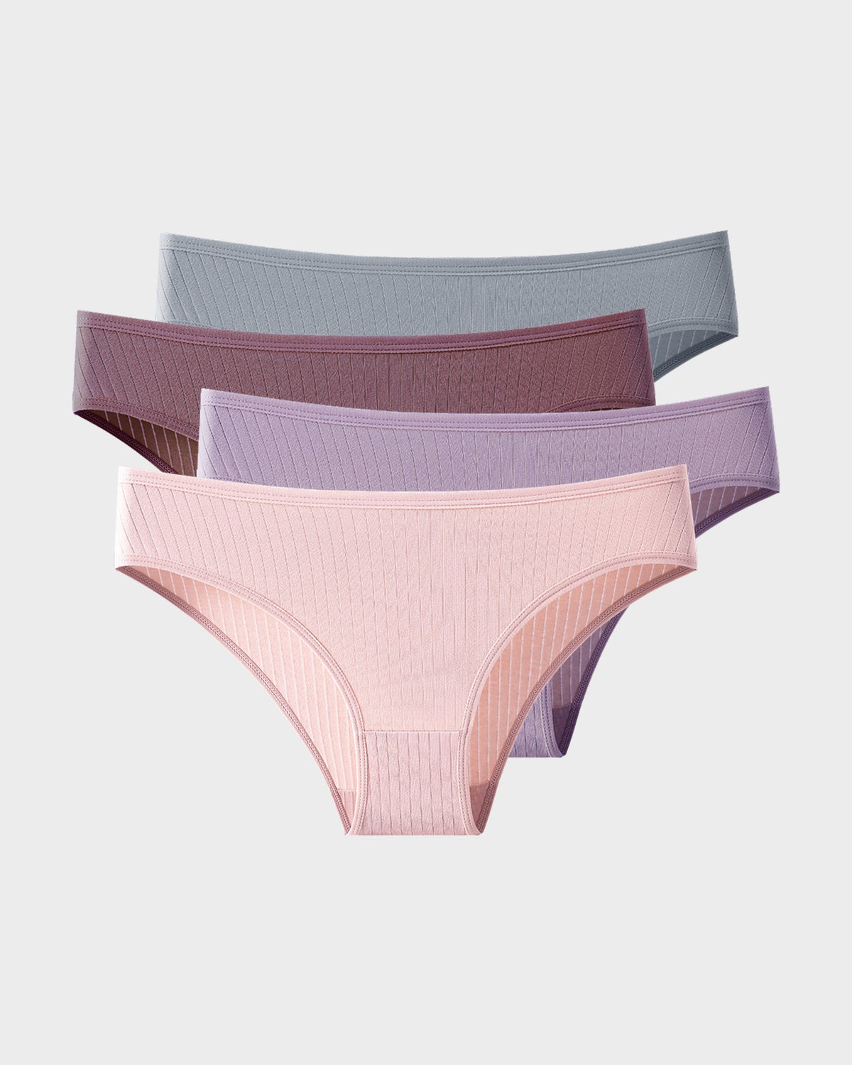 Soft & Breathable Low-Waist Cotton Briefs (4 Pack) - view 10