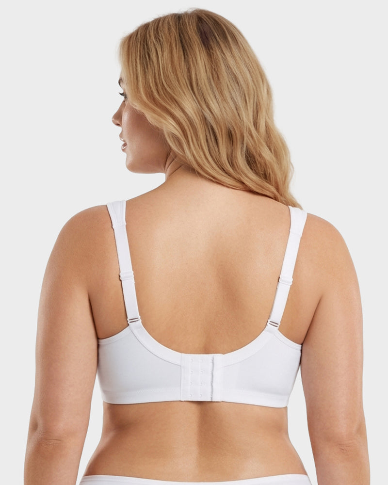 Plus Size Full Coverage Unlined Minimizer Bra - view 5
