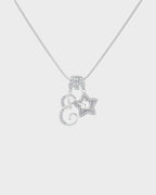 Sparkling Initial & Star Charm Necklace - view 40