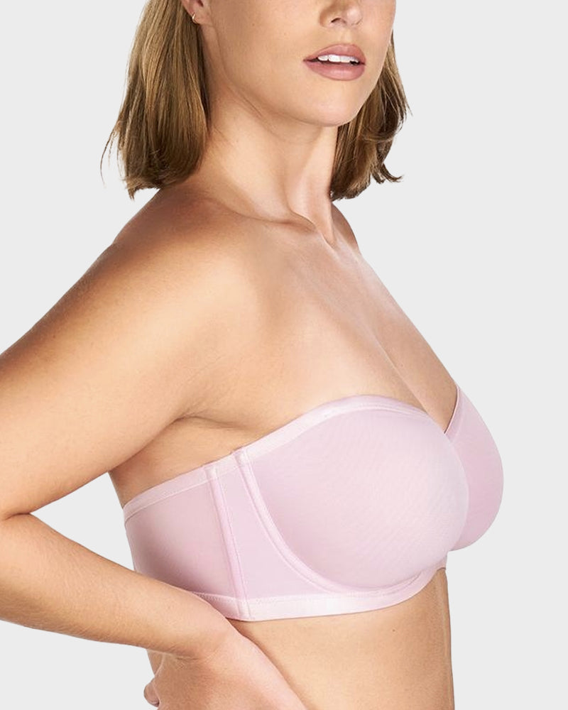 Full-Bust Strapless Balconette Underwire Bra - view 2