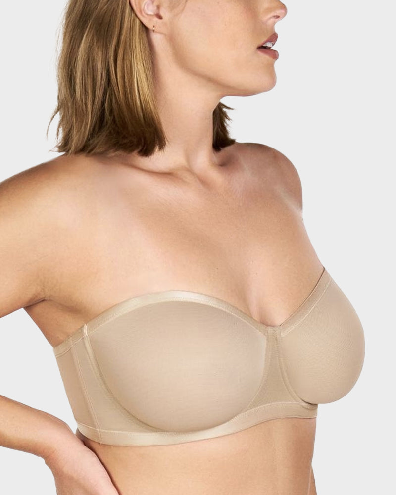 Full-Bust Strapless Balconette Underwire Bra - view 10