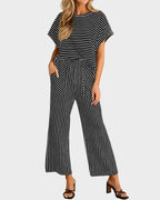 Striped Two-Piece Lounge Set - view 19