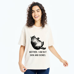 Tokyo-Tiger Overweight Cat And Its Doting Owner Washed T-Shirt