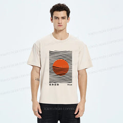 Tokyo-Tiger Minimalist Art Sun Washed T-Shirt