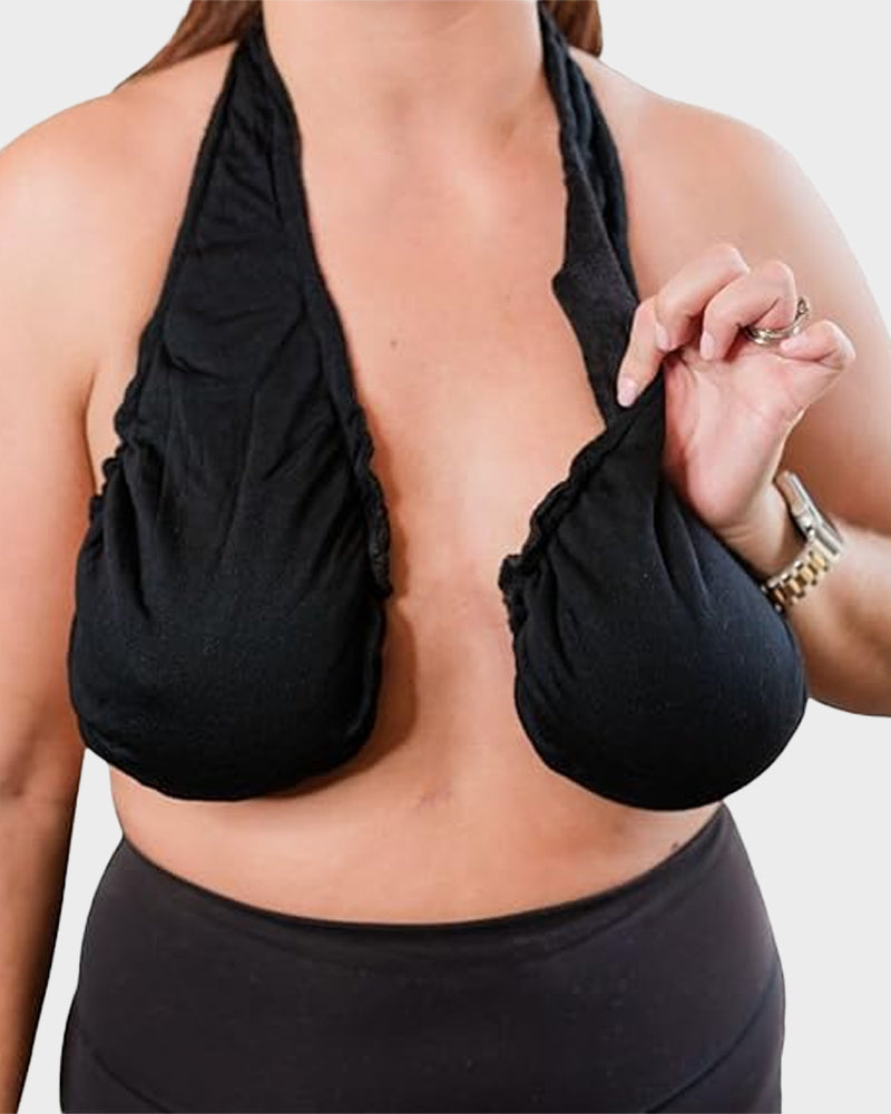 Towel Bra - Basic Cotton Lounge Bra - view 12