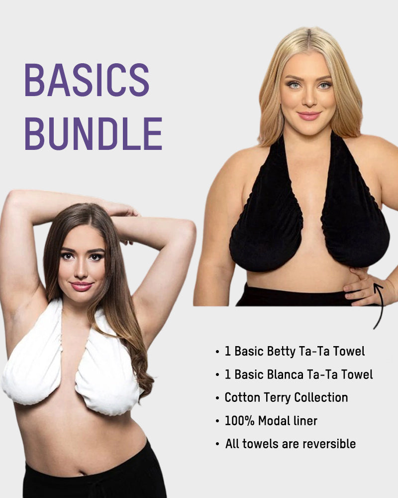 Towel Bra - Basic Cotton Lounge Bra - view 4