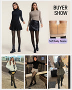 Translucent Fleece Lined Tights - view 19
