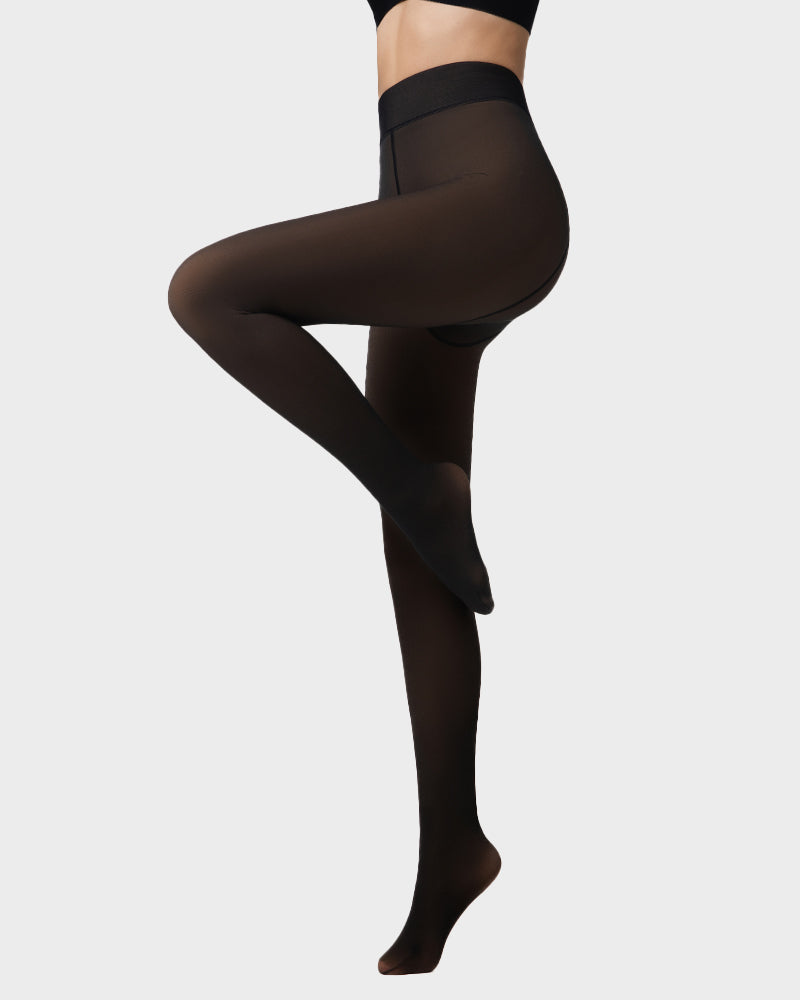 Translucent Fleece Lined Tights - view 21