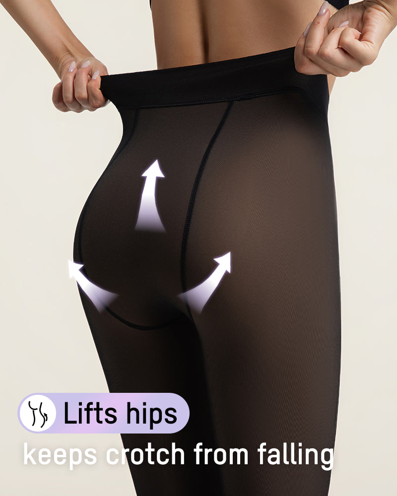Translucent Fleece Lined Tights - view 24