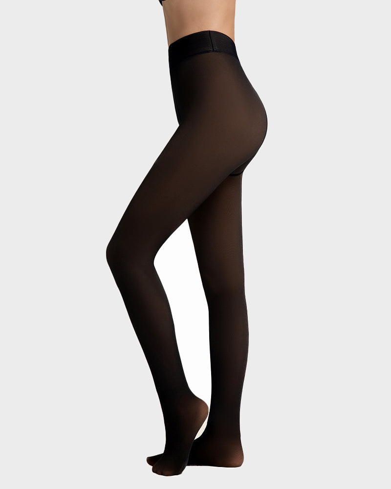 Translucent Fleece Lined Tights - view 26