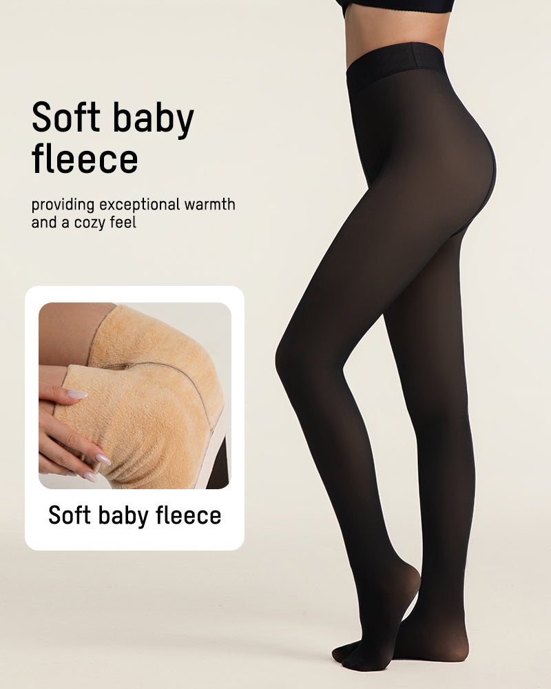 Translucent Fleece Lined Tights - view 27