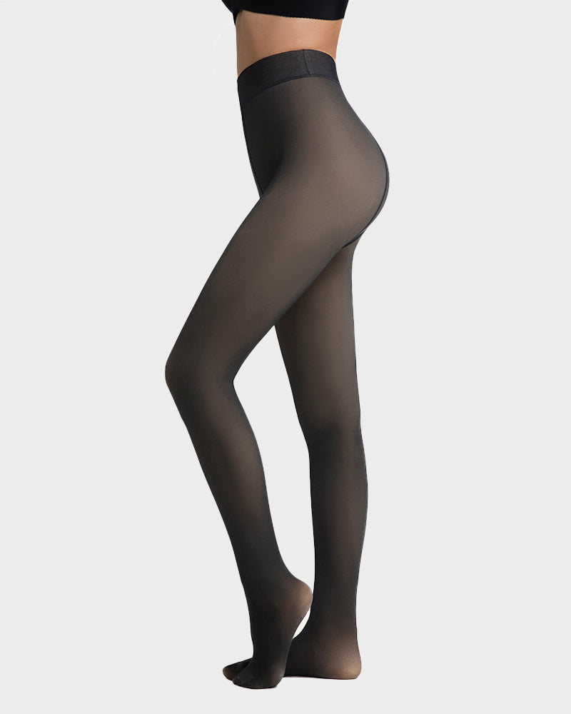 Translucent Fleece Lined Tights - view 32