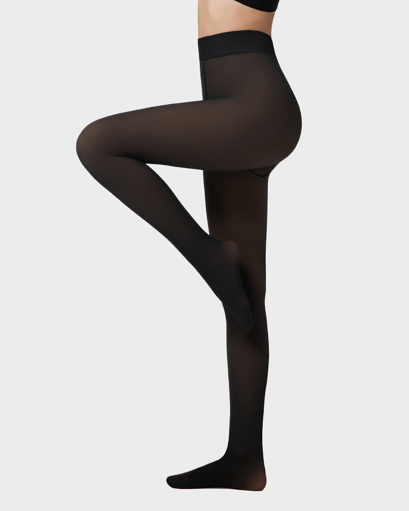 Translucent Fleece Lined Tights - view 34