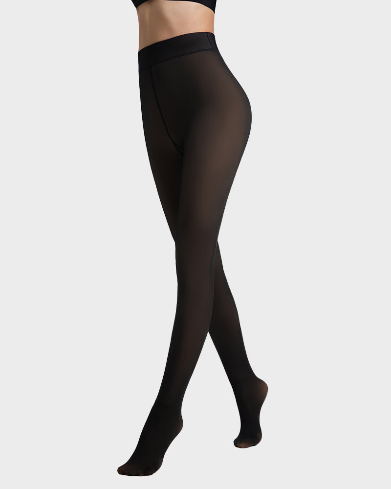 Translucent Fleece Lined Tights - view 35