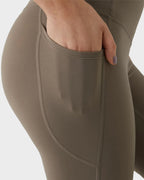 Tummy Control Butt-Lifting Training Leggings with Pockets - view 8