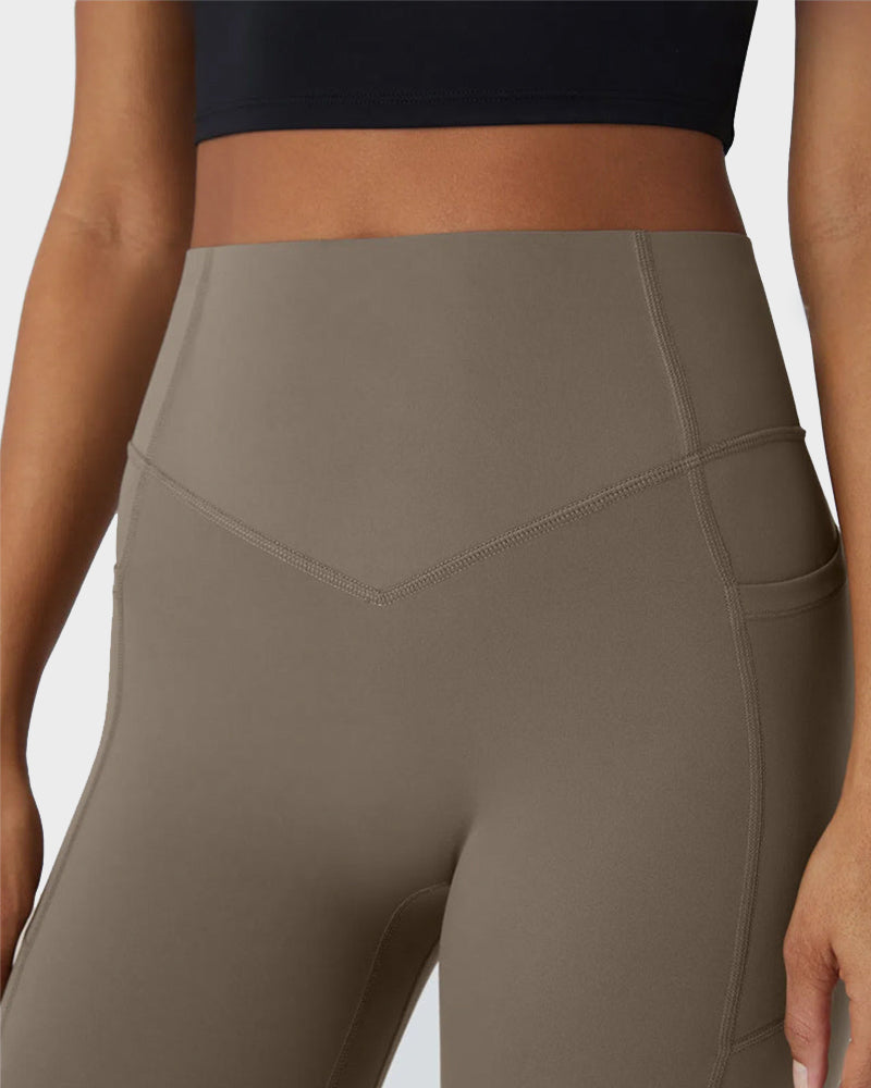 Tummy Control Butt-Lifting Training Leggings with Pockets - view 6