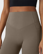 Tummy Control Butt-Lifting Training Leggings with Pockets - view 6