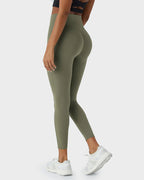 Tummy Control Butt-Lifting Training Leggings with Pockets - view 30