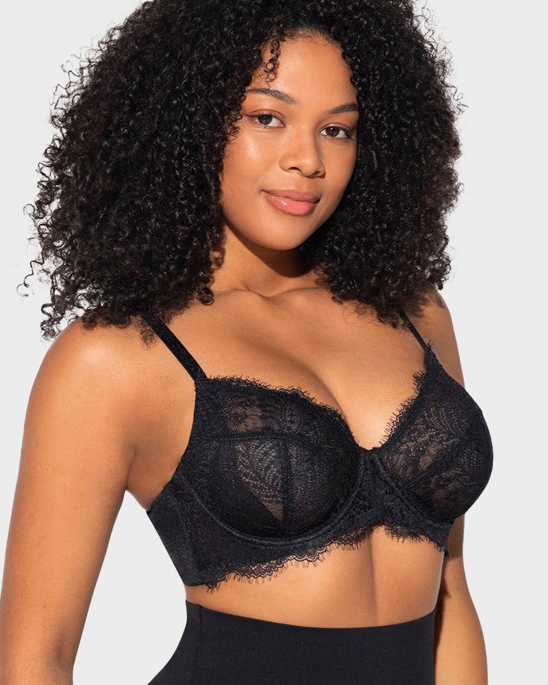 Ultra-Light Lace Underwire Push-Up Bra - view 2