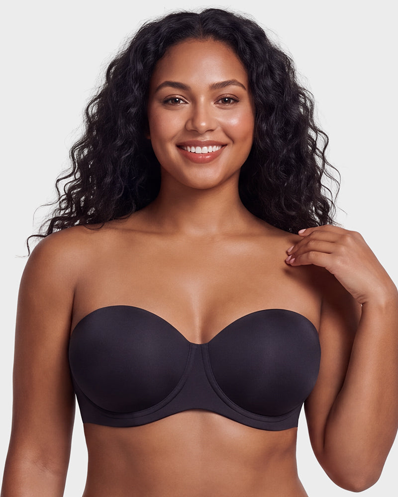 Ultra-Thin Convertible Strapless Minimizer Bra - view 13
