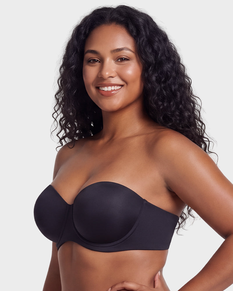 Ultra-Thin Convertible Strapless Minimizer Bra - view 14